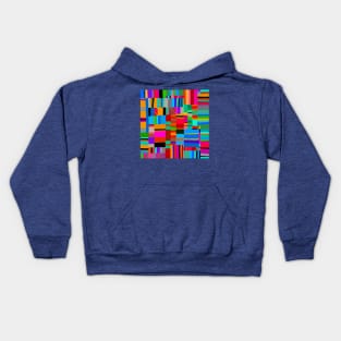 Crazy Quilt of Color Kids Hoodie